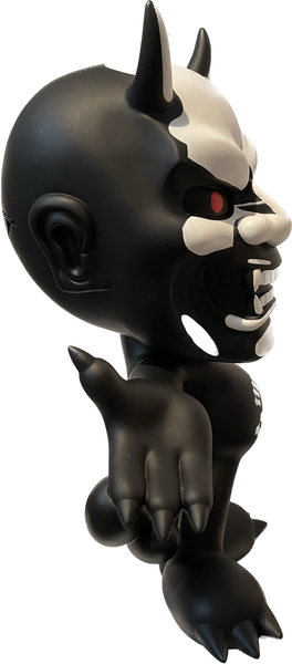 MVH Mascot, Mutant Vinyl HARDCORE, Devil in Black and White, about 2 feet Tall
