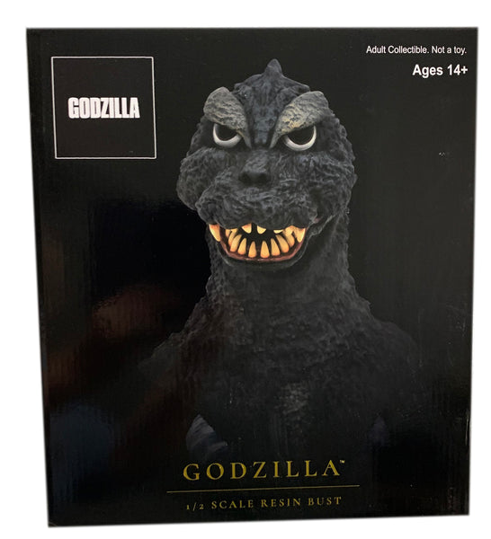 Godzilla 64 Legends By Diamond Select Toys, 1/2 Scale Resin Bust, From Godzilla vs Mothra