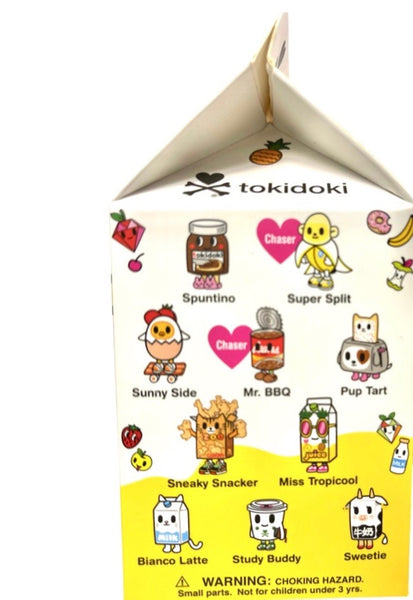 TokiDoki Breakfast Besties 2, Miss Tropicool, Open Blind Box Stylized Vinyl Mini Figure, 3" Tall